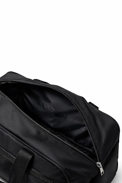 Louisiana Polo El Valizi Spor Seyahat Çantası Büyük Boy 55 CM Siyah 6670