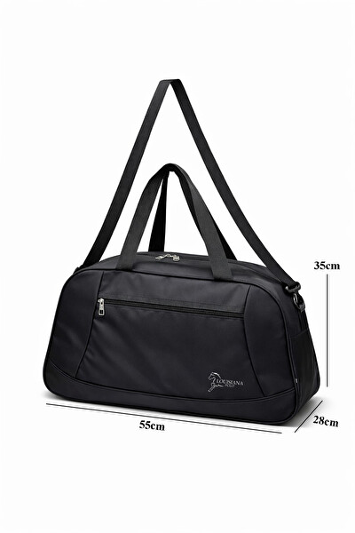 Louisiana Polo El Valizi Spor Seyahat Çantası Büyük Boy 55 CM Siyah 6670