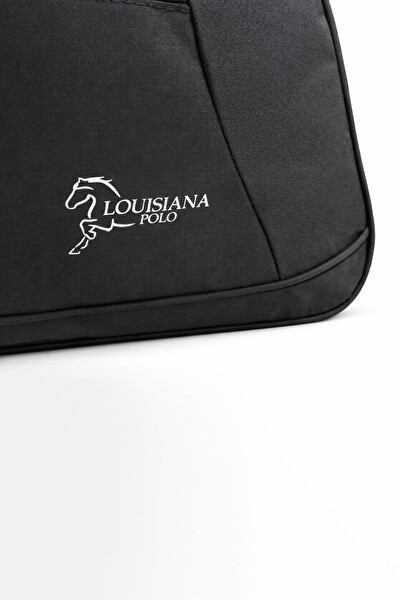 Louisiana Polo El Valizi Spor Seyahat Çantası Orta Boy 50 CM Siyah 6671
