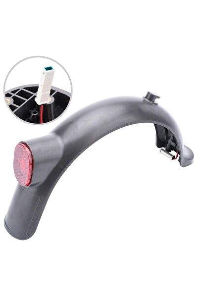 ScooterSan Xiaomi Mi 4 Uyumlu Elektrikli Scooter Arka Çamurluk ve Arka Lamba