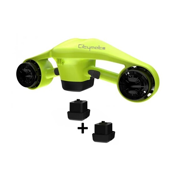 Citymate Sea Scooter 2 Bataryalı 2x600 W Çift Motor Yeşil Elektrikli Deniz Scooter