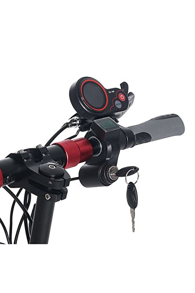 ScooterSan 3 Pim M4 Voltmetre Dijital Gerilim Ekran Kontak Kilit Anahtarı