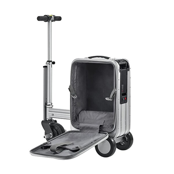 Airwheel SE3S Elektrikli Binilebilir Gümüş Scooter Valiz