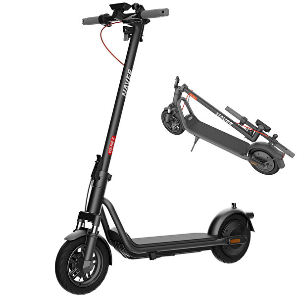 Navee v25i Pro 2 Amortisörlü 25 K Menzil 600W TCS IPX5 Doubleflip Elektrikli Scooter