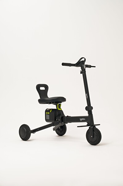 İgofor Hafif Taşınabilir Uzun Menzilli 3 Tekerlekli Katlanabilir Elektrikli Oturulabilir Scooter