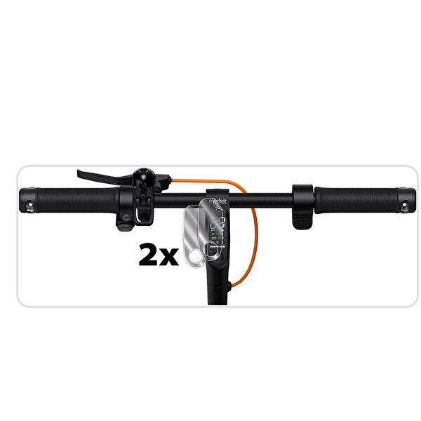 IPG Segway Ninebot F2 / F2 Pro Elektrikli Scooter LCD Ekranı için Hydrogel İnce TPU ile uyumlu IPG Ekran Koruyucu 2 Adet