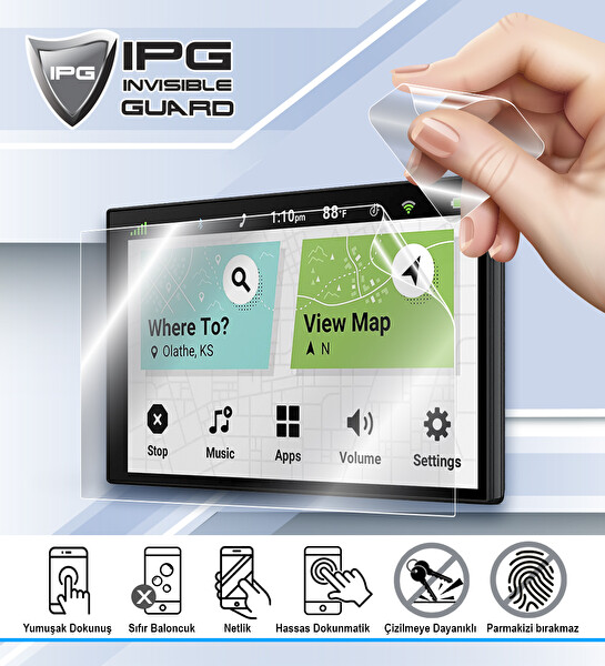 IPG Volta VSM LCD Gösterge Ekranı için Hydrogel Ekran Koruyucu