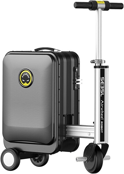 Airwheel SE3SL Siyah Elektrikli Binilebilir Scooter Kabin Boy Valiz