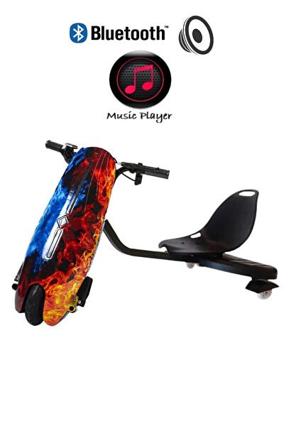 Citymate Drift Car Elektrikli Kaykay Drfit Scooter Hoverboard Bluetooth Hoparlörlü - Işıklı Kasa27