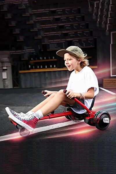 Citymate Elektrikli Kaykay Scooter Hoverboard Akıllı Dengeli - Hover Kart - Çanta Full Paket Pembe