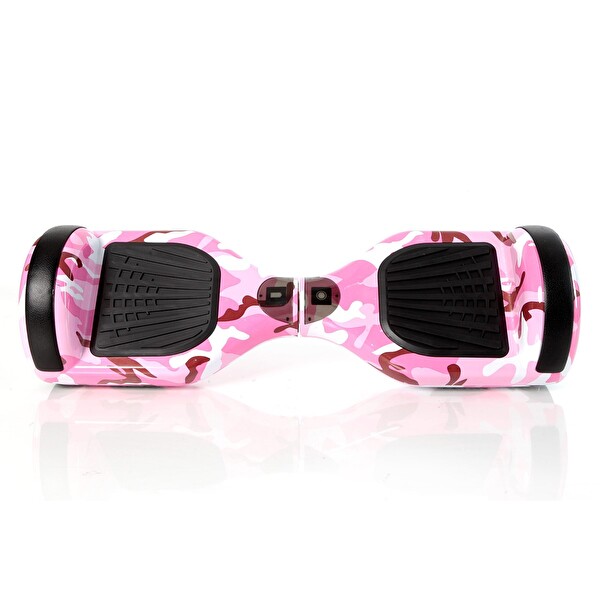 Citymate Elektrikli Kaykay Scooter Hoverboard Akıllı Dengeli - Hover Kart - Çanta Full Paket Pembe