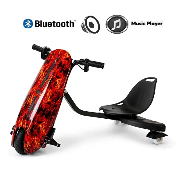 Citymate Drift Car Bluetooth Hoparlörlü Graffiti Desenli Bluetooth Drift Scooter