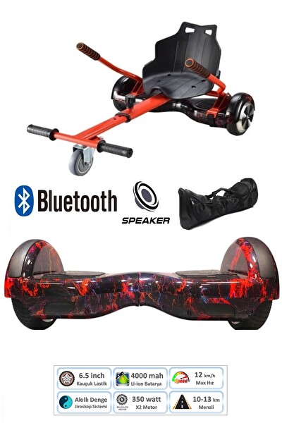 Citymate Smart Balance Elektrikli Kaykay Hoverboard Bluetooth Hopalörlü Full Set