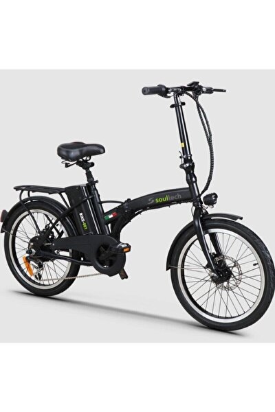 Soultech BIKE-001 Elektrikli Katlanır Siyah Bisiklet