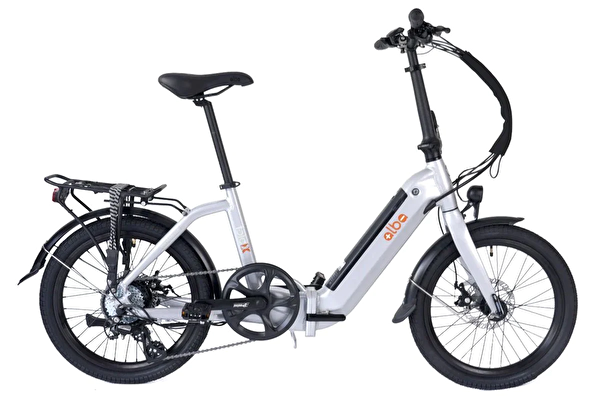 Alba Alba Fold X Silver Step-Thru Katlanır Elektrikli Bisiklet