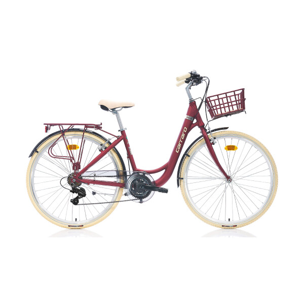 Carraro Juliet 26 Jant 430H 21-V Vb Mat Mürdüm Krom Krem Bisiklet