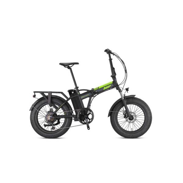 Loop
										 Discovery Fat Bike H.Disc 20 Jant 7 Vites Mat Siyah Neon Sarı Füme Katlanır Elektrikli Bisiklet