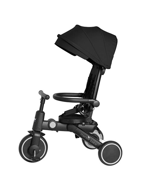 Merkür Bebe Siyah Hawk Üç Tekerlekli Bebek ve Çocuk Bisikleti