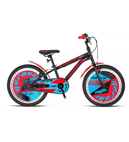 Kron X-Force 16 Jant MTB - 10' Vitessiz V.B. - Siyah-Mavi-Kırmızı Çocuk Bisikleti
