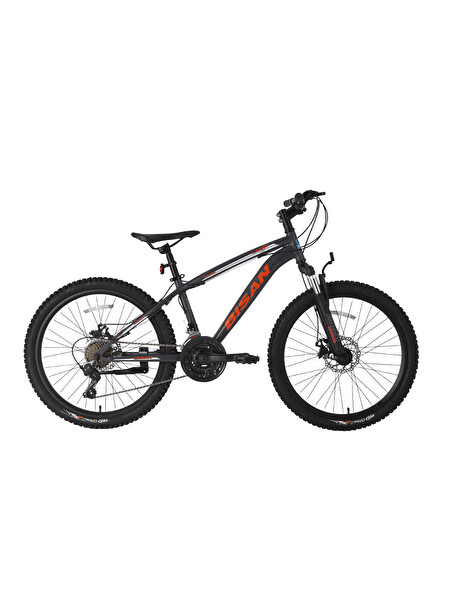 Bisan Leon Disk Fren 18 - 46 CM 26 Jant Gri Turuncu 21 Vites Dağ Bisikleti BLC