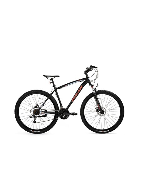 Bisan Leon Disk Fren 34 CM 24 Jant Siyah Kırmızı 21 Vites Dağ Bisikleti BLC
