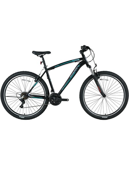 Bisan MTS 4600 V Fren 18 - 46 CM 26 Jant Mat Siyah Mavi 3X7 Vites Dağ Bisikleti BLC