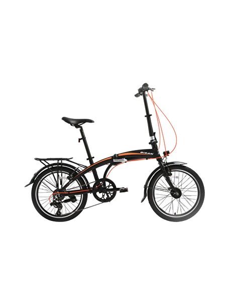Bisan FX 3500 20 Jant 7 Vites Siyah Turuncu Katlanır Bisiklet