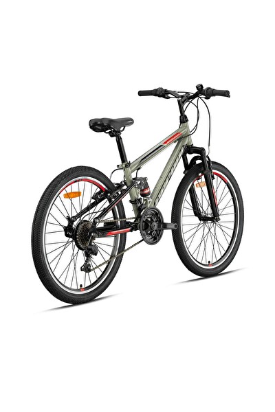 Geroni Hunter Çift Amörtisörlü Mekanik Disk Fren 21 Vites 24 Jant Dağ Bisikleti