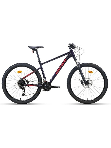 Carraro CRX924 29 Jant 48 CM Kadro 24 Vites Hidrolik Disk Fren Karanlık Mor-Kırmızı Dağ Bisikleti
