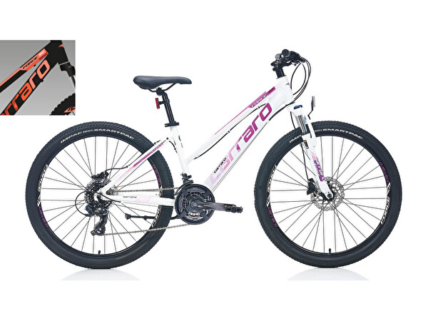 Carraro Force 621 26 Jant 430H 21 Vites HD Mat Mürdüm-Fuşya-Mercan Dağ Bisikleti