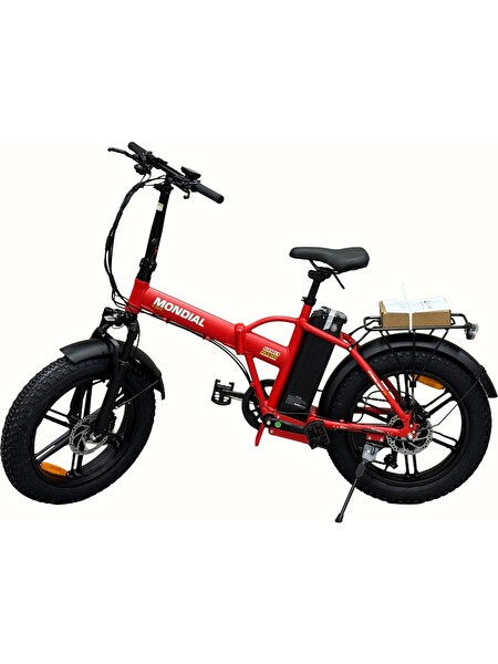 Mondial Starlight M E-Bike Kırmızı Katlanabilir Elektrikli Bisiklet