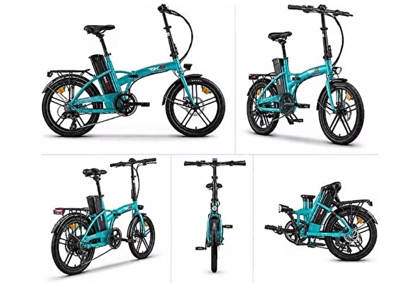RKS BN5 Pro 250 W Katlanabilir Elektrikli Bisiklet Mavi