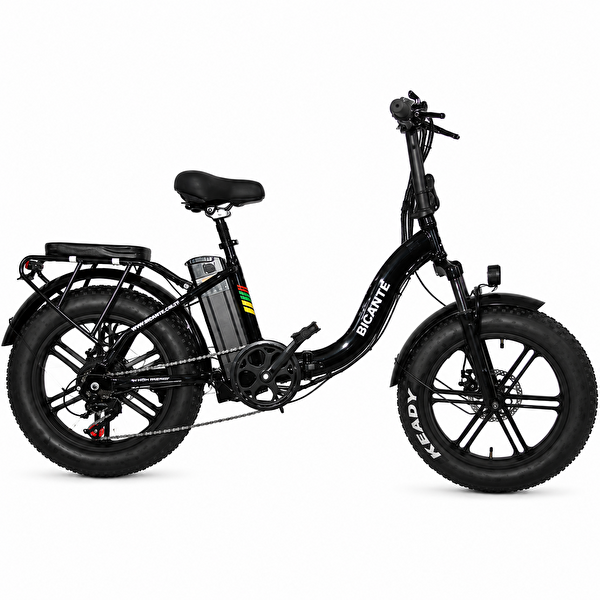 Bicante Bt-05 Katlanır Siyah Elektrikli Bisiklet
