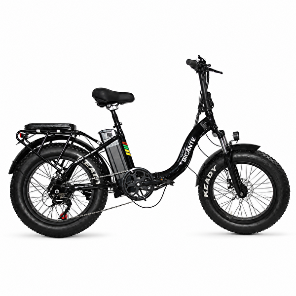 Bicante Bt-07 Katlanır Siyah Elektrikli Bisiklet