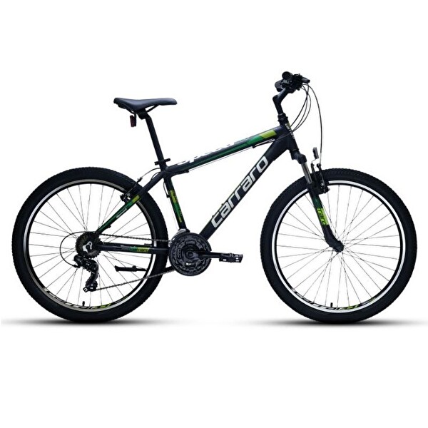 Carraro Speed 260 26 Jant 36 CM Kadro 21 Vites V Fren Mat Siyah-Yeşil-Koyu Yeşil Dağ Bisikleti