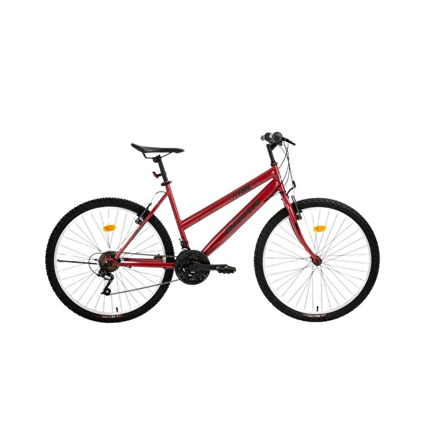 Bisan Discover - 26 Jant 42 CM M Kadro Dağ Bisikleti - Metalik Kırmızı - Siyah