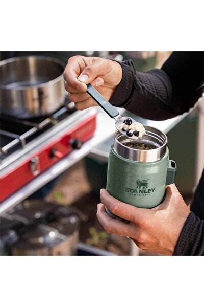 Stanley Klasik Paslanmaz Çelik Yemek Termosu Kaşıklı 0.40 L Yeşil