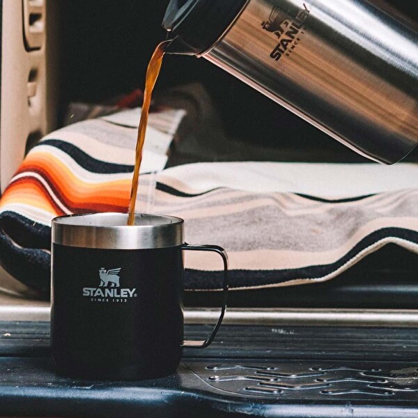 Stanley Klasik Paslanmaz Çelik Termos Bardak 0.35 L Siyah