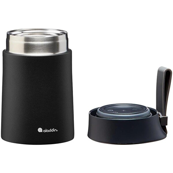 Aladdin Bistro Thermavac 0.40 L Paslanmaz Çelik Siyah Yemek Termosu