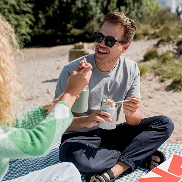 Aladdin Bistro Thermavac 0.40 L Paslanmaz Çelik Yeşil Yemek Termosu