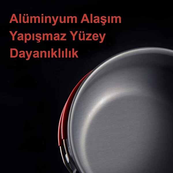 Naturehike 4-1 Ultralight 2-3 Kişilik Kamp Yemek Pişirme Seti