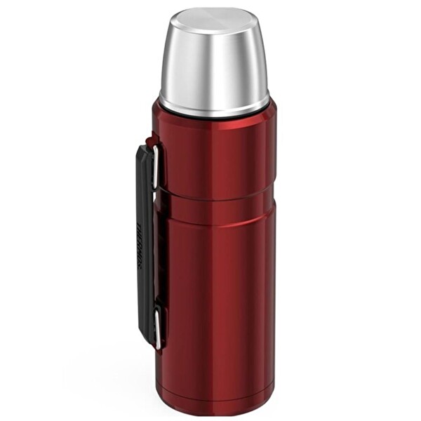 Thermos Paslanmaz Büyük 1,2 Litre Kırmızı Termos