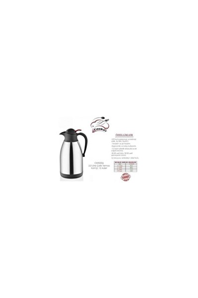 Cooker CKR2006 2 L Çelik Termos