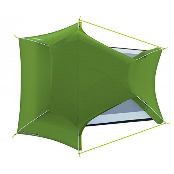 Husky Sawaj Triton 3 Kişilik Yeşil Kamp Çadırı