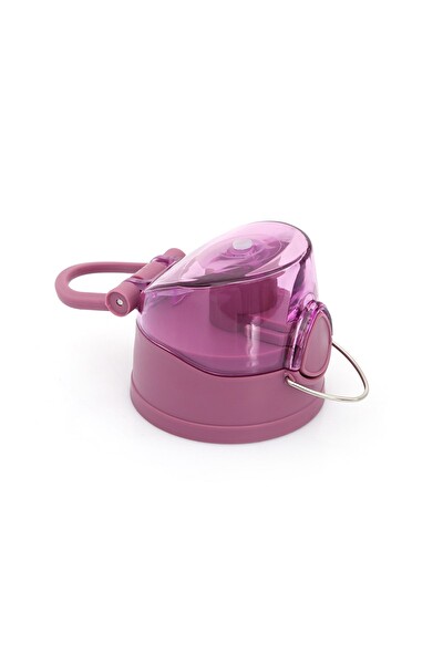Zweikell Rosso Switch Violett BPA İçermez 650 ML Tritan Kırılmaz Suluk - Su Matarası - Yedek Kapak Hediyeli