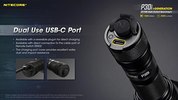 Nitecore P30i 2000 Lümen El Feneri (1XNL2150)