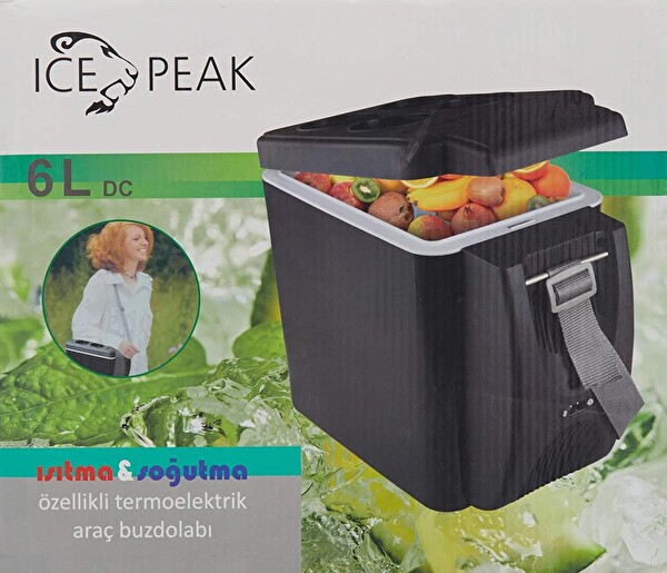 IcePeak 6 L 12 Wolt Termoelektrik Araç Soğutucusu Buzdolabı