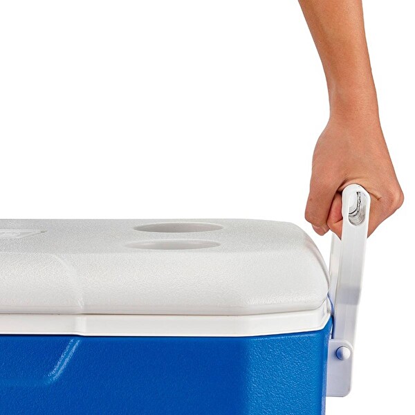 Coleman Poly-Lite 48 QT Taşınabilir 45.7 L Mavi Beyaz Soğutucu Buzluk