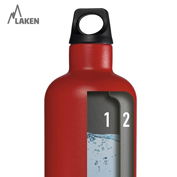 Laken LKTE5P 18/8 Futura 0.5 L Çelik Pembe Termos