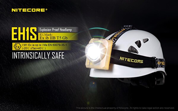 Nitecore EH1S 260 Lümen Kask Kafa Feneri